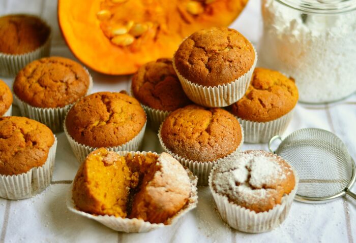 Muffin dolci alla zucca