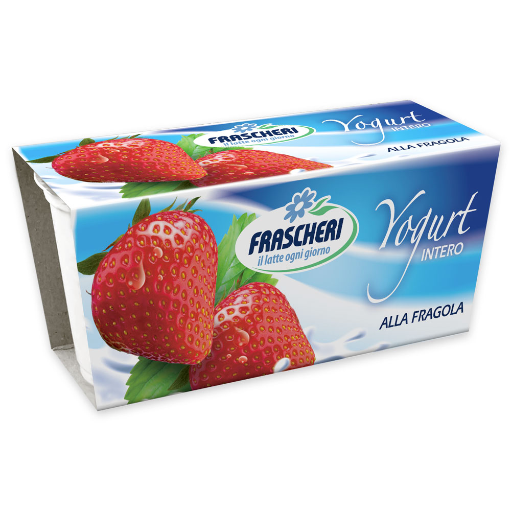 Yogurt intero alla fragola • Frascheri S.p.A